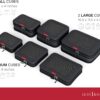 LeanTravel Compression Packing Cubes for Travel Organizers with Double Zipper (6-Pack (2L+2M+2S), Black) - Image 4